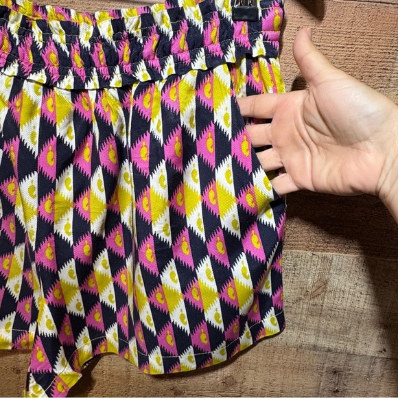 🌻 BY ANTHROPOLOGIE Easy Traveler Shorts Citron Elastic Waist Pull On size XL - Picture 7 of 10